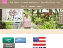 Tablet Screenshot of glenparkhealthyliving.com